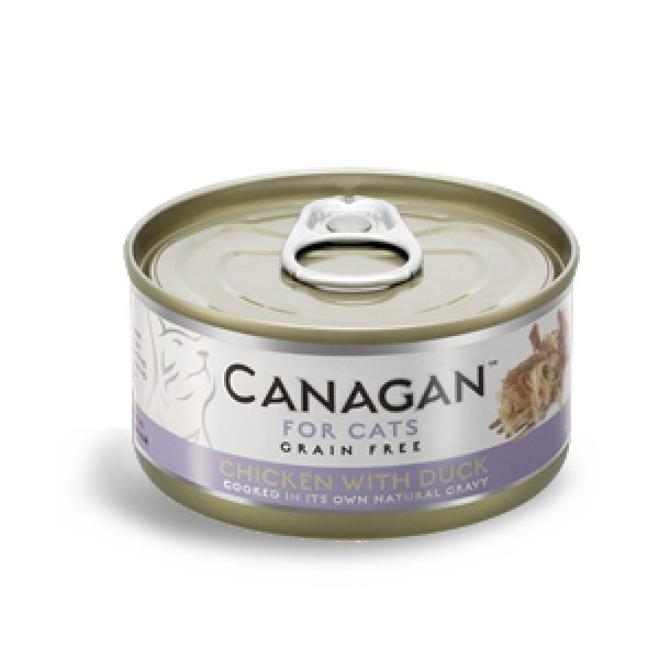 Canagan Grain Free For Cat Chicken with Duck  無穀物雞肉伴鴨肉配方 75g 